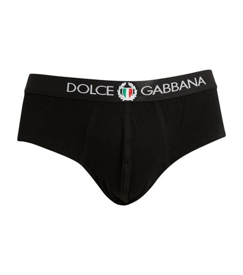 dolce gabbana brando brief|Mens Dolce & Gabbana black Brando Crest Briefs.